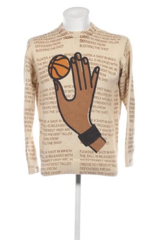 Мъжки пуловер Zara, Размер M, Цвят Бежов, Цена 19,59 лв.