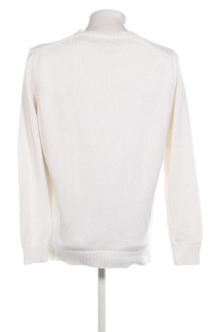 Мъжки пуловер Zara Man, Размер L, Цвят Бял, Цена 19,28 лв.