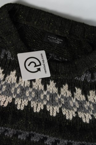 Мъжки пуловер Zara Man, Размер L, Цвят Многоцветен, Цена 15,04 лв.