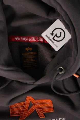 Herren Sweatshirt Alpha Industries, Größe XXL, Farbe Grau, Preis 63,92 €