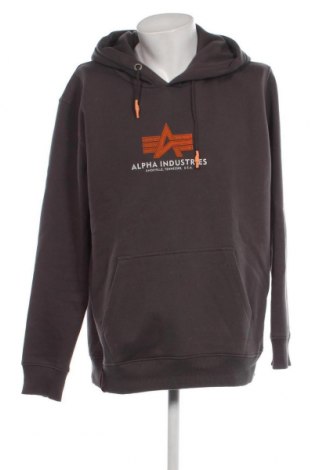 Herren Sweatshirt Alpha Industries, Größe XXL, Farbe Grau, Preis 60,72 €