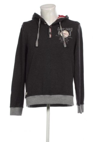 Herren Sweatshirt Camp David, Größe L, Farbe Grau, Preis 38,27 €