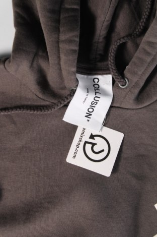 Herren Sweatshirt Collusion, Größe M, Farbe Grau, Preis 26,05 €