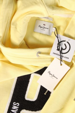 Ανδρικό φούτερ Pepe Jeans, Μέγεθος XL, Χρώμα Κίτρινο, Τιμή 54,33 €