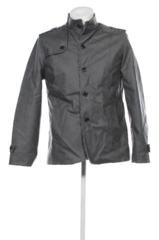 Pánska kožená bunda , Veľkosť L, Farba Sivá, Cena  9,16 €