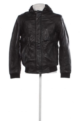 Ανδρικό δερμάτινο μπουφάν Chyston, Μέγεθος XL, Χρώμα Μαύρο, Τιμή 239,38 €