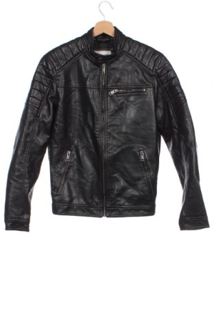 Pánská kožená bunda  Core By Jack & Jones, Velikost S, Barva Černá, Cena  765,00 Kč