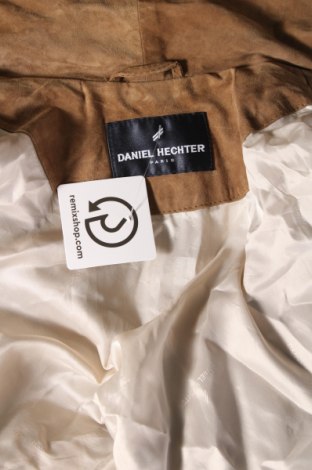 Ανδρικό δερμάτινο μπουφάν Daniel Hechter, Μέγεθος M, Χρώμα Καφέ, Τιμή 146,30 €
