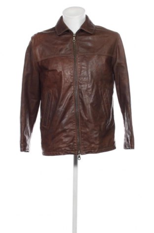 Pánska kožená bunda  Faconnable, Veľkosť S, Farba Hnedá, Cena  163,84 €