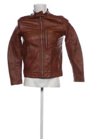 Pánská kožená bunda  H&M, Velikost S, Barva Hnědá, Cena  781,00 Kč
