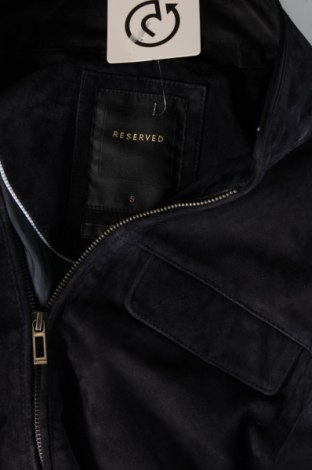 Pánska kožená bunda  Reserved, Veľkosť S, Farba Modrá, Cena  16,23 €