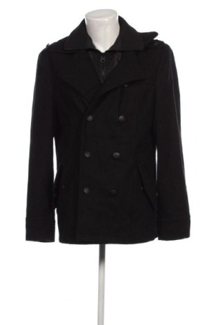 Ανδρικά παλτό Bershka, Μέγεθος XL, Χρώμα Μαύρο, Τιμή 43,02 €
