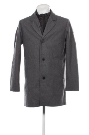 Ανδρικά παλτό Jack & Jones, Μέγεθος L, Χρώμα Γκρί, Τιμή 45,30 €