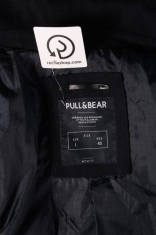 Męski płaszcz Pull&Bear, Rozmiar L, Kolor Niebieski, Cena 171,12 zł