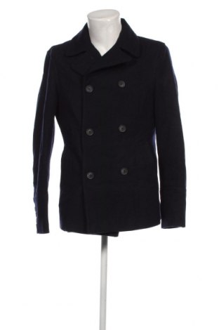 Ανδρικά παλτό Pull&Bear, Μέγεθος L, Χρώμα Μπλέ, Τιμή 26,48 €