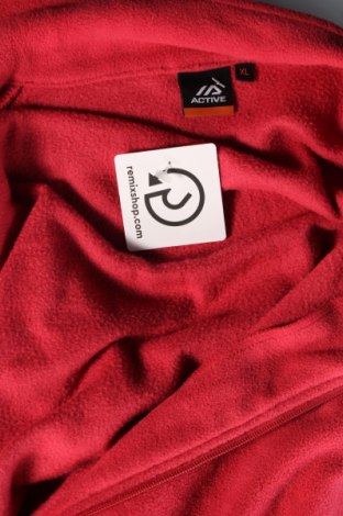 Ανδρική ζακέτα fleece Active, Μέγεθος XL, Χρώμα Κόκκινο, Τιμή 9,17 €