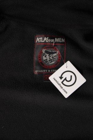 Ανδρική ζακέτα fleece Atlas For Men, Μέγεθος XL, Χρώμα Μαύρο, Τιμή 12,78 €