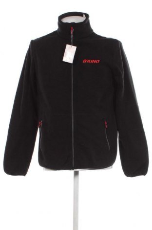 Ανδρική ζακέτα fleece Bruno, Μέγεθος M, Χρώμα Μαύρο, Τιμή 14,25 €