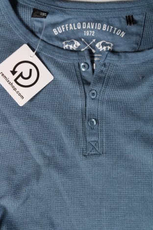 Herren Shirt Buffalo by David Bitton, Größe M, Farbe Blau, Preis € 4,32