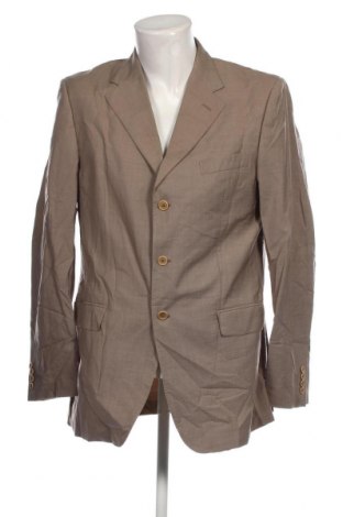 Мъжко сако Massimo Dutti, Размер XL, Цвят Бежов, Цена 67,80 лв.