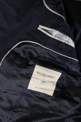 Ανδρικό σακάκι Racing Green, Μέγεθος 3XL, Χρώμα Μπλέ, Τιμή 52,43 €