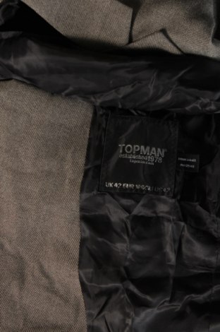 Ανδρικό σακάκι Topman, Μέγεθος XL, Χρώμα Γκρί, Τιμή 5,57 €
