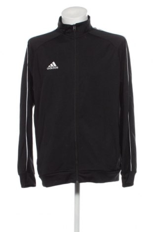 Ανδρική αθλητική ζακέτα Adidas, Μέγεθος XL, Χρώμα Μαύρο, Τιμή 17,86 €