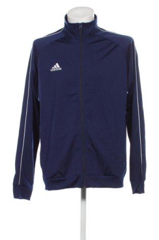 Ανδρική αθλητική ζακέτα Adidas, Μέγεθος XL, Χρώμα Μπλέ, Τιμή 17,86 €