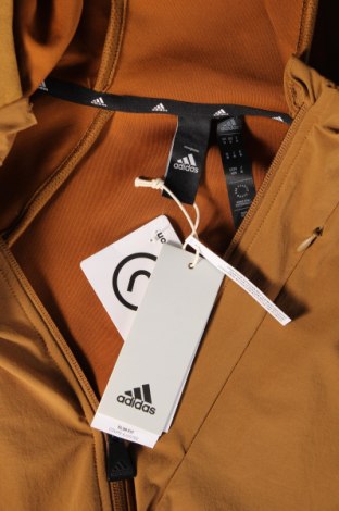 Ανδρικό αθλητικό μπουφάν Adidas, Μέγεθος M, Χρώμα  Μπέζ, Τιμή 118,04 €