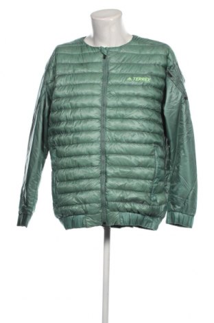 Ανδρικό μπουφάν Adidas, Μέγεθος L, Χρώμα Πράσινο, Τιμή 67,76 €
