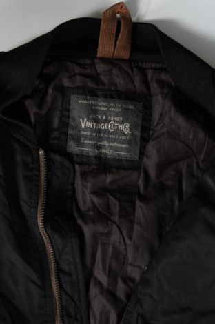 Ανδρικό μπουφάν Jack & Jones, Μέγεθος L, Χρώμα Μαύρο, Τιμή 15,22 €