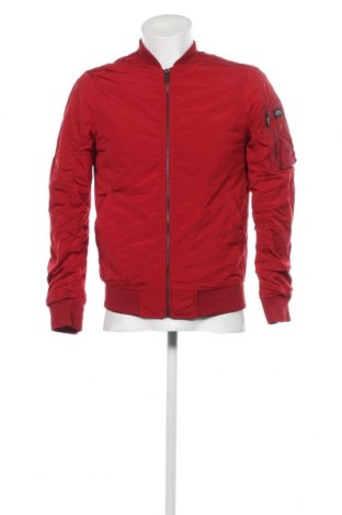 Pánska bunda  Pull&Bear, Veľkosť S, Farba Červená, Cena  16,33 €