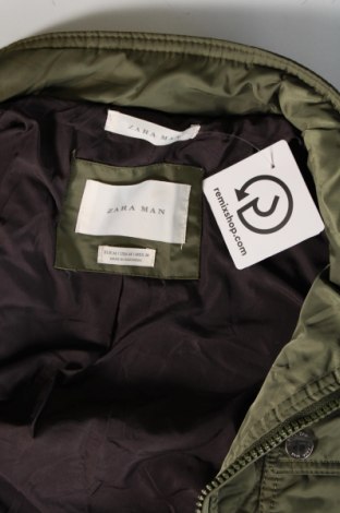 Мъжко яке Zara, Размер M, Цвят Зелен, Цена 24,60 лв.