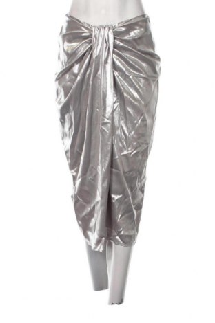 Fustă Zara, Mărime S, Culoare Argintiu, Preț 111,08 Lei