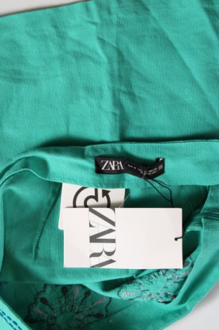 Fustă Zara, Mărime S, Culoare Verde, Preț 77,80 Lei