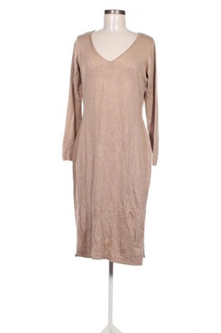 Kleid Even&Odd, Größe L, Farbe Beige, Preis 8,07 €