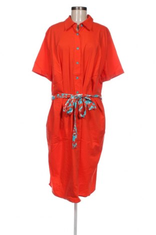 Kleid Sheego, Größe 3XL, Farbe Orange, Preis 55,67 €