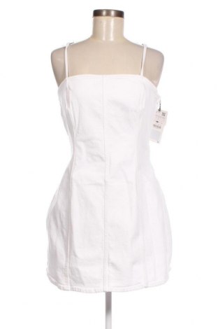 Kleid Zara, Größe L, Farbe Weiß, Preis 31,96 €