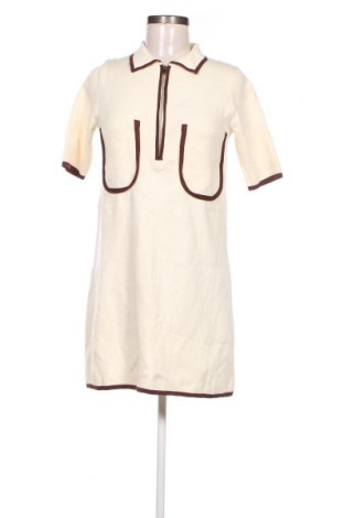 Kleid Zara Knitwear, Größe S, Farbe Ecru, Preis 18,37 €