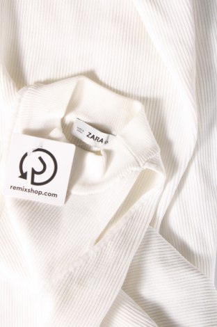 Рокля Zara Knitwear, Размер M, Цвят Бял, Цена 28,80 лв.