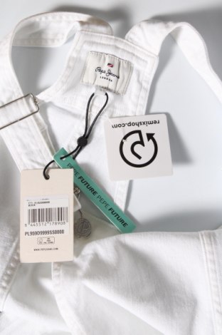 Latzkleid Pepe Jeans, Größe S, Farbe Weiß, Preis 38,56 €