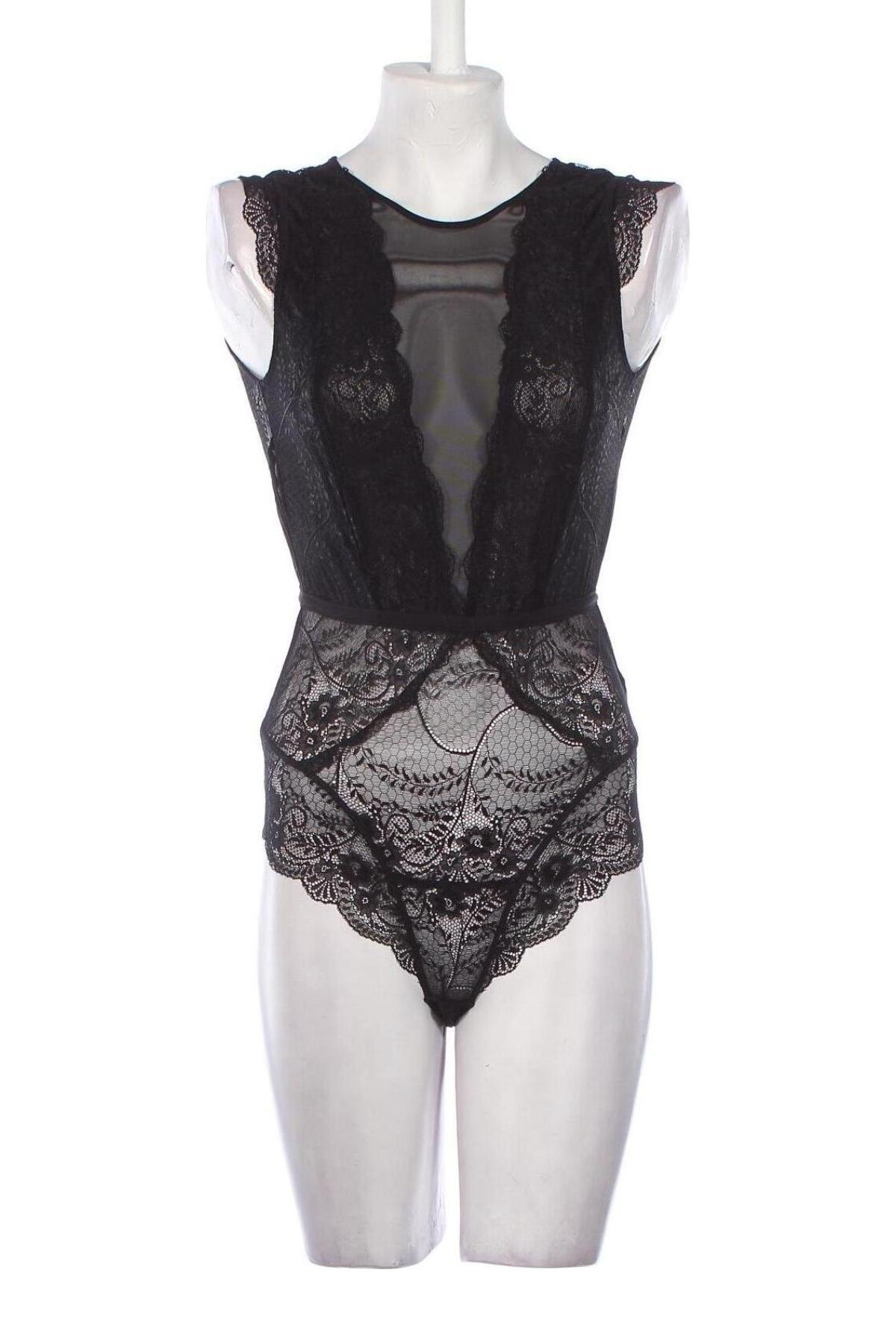 Bodysuit Lascana, Μέγεθος S, Χρώμα Μαύρο, Τιμή 32,48 €