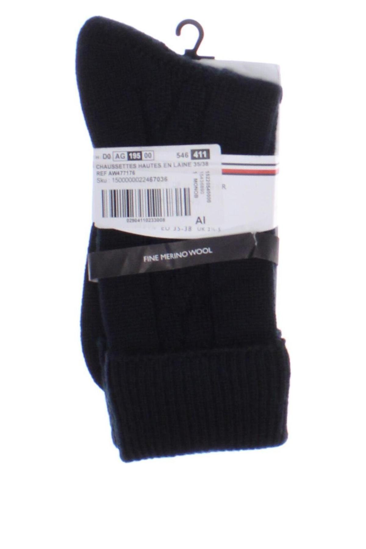 Чорапи Tommy Hilfiger, Размер S, Цвят Син, Цена 32,30 лв.