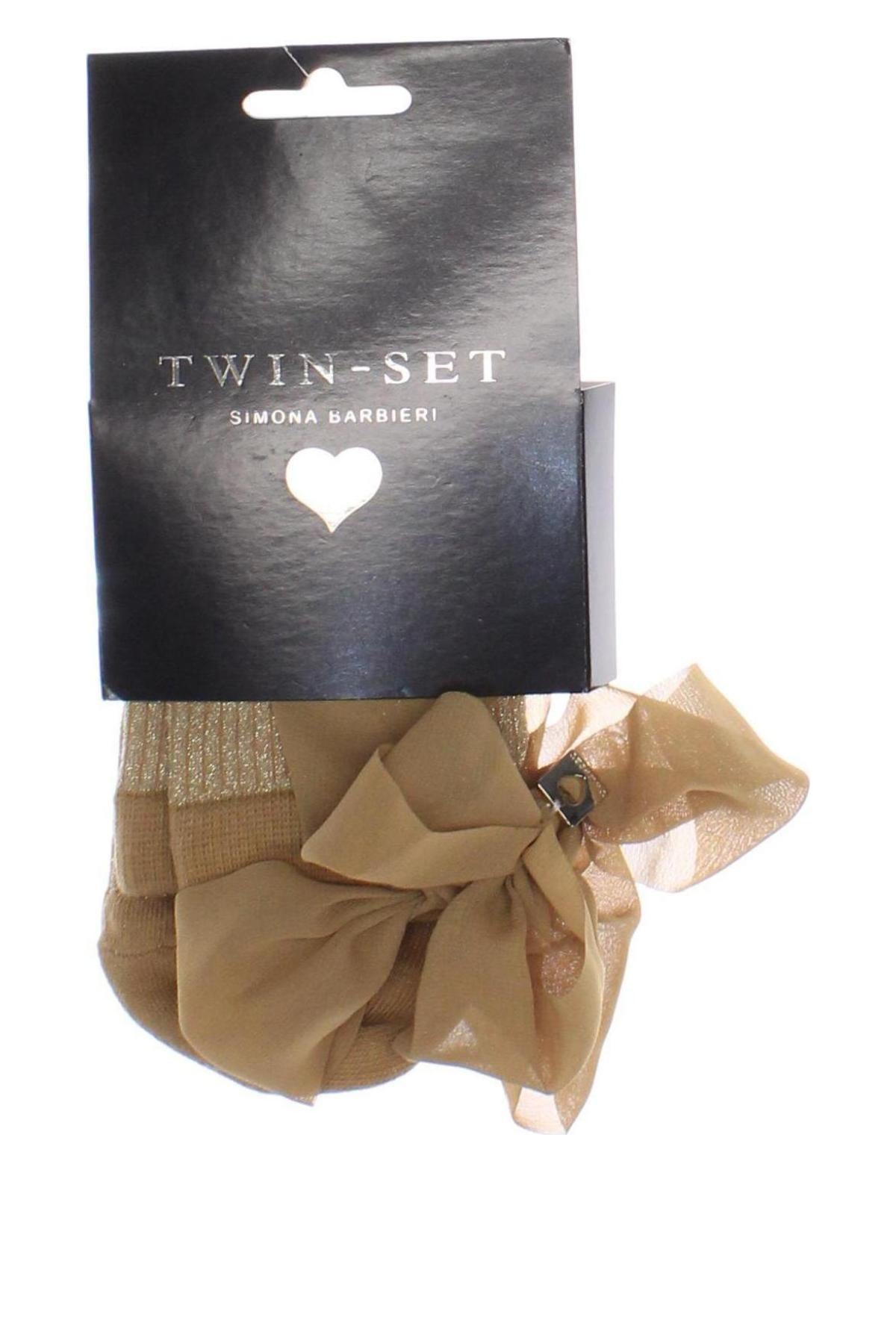 Ponožky  TWINSET, Veľkosť S, Farba Zlatistá, Cena  15,78 €