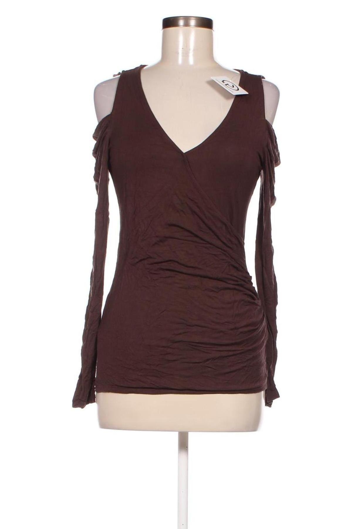 Дамска блуза, Размер L, Цвят Кафяв, Цена 5,51 лв.