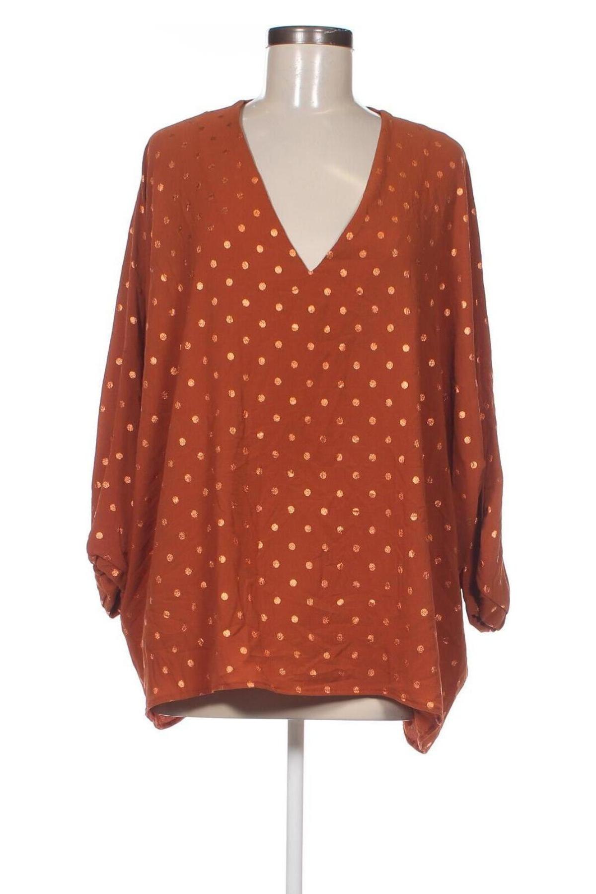 Дамска блуза, Размер XL, Цвят Оранжев, Цена 11,40 лв.