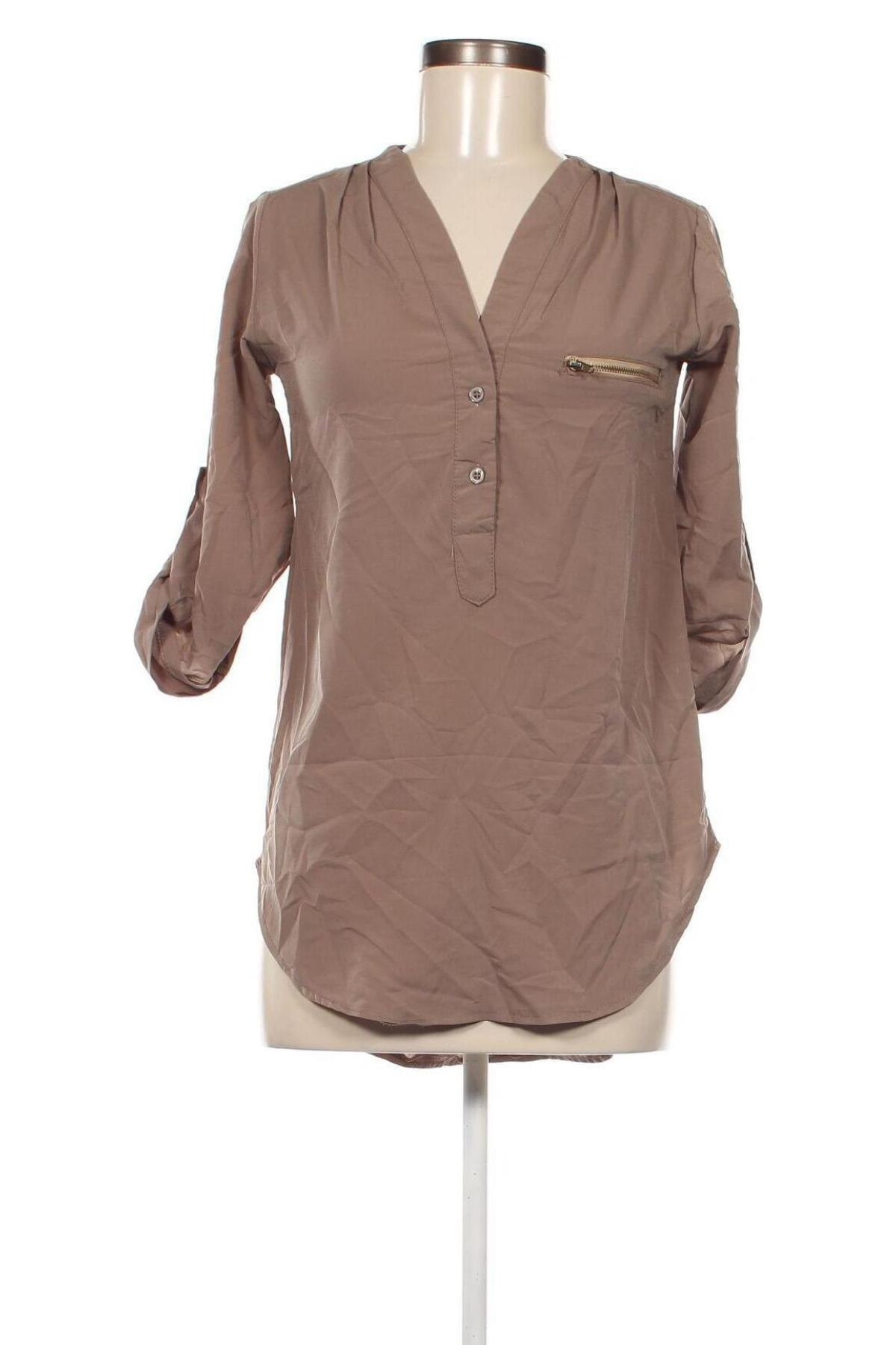 Damen Shirt, Größe M, Farbe Beige, Preis 2,99 €