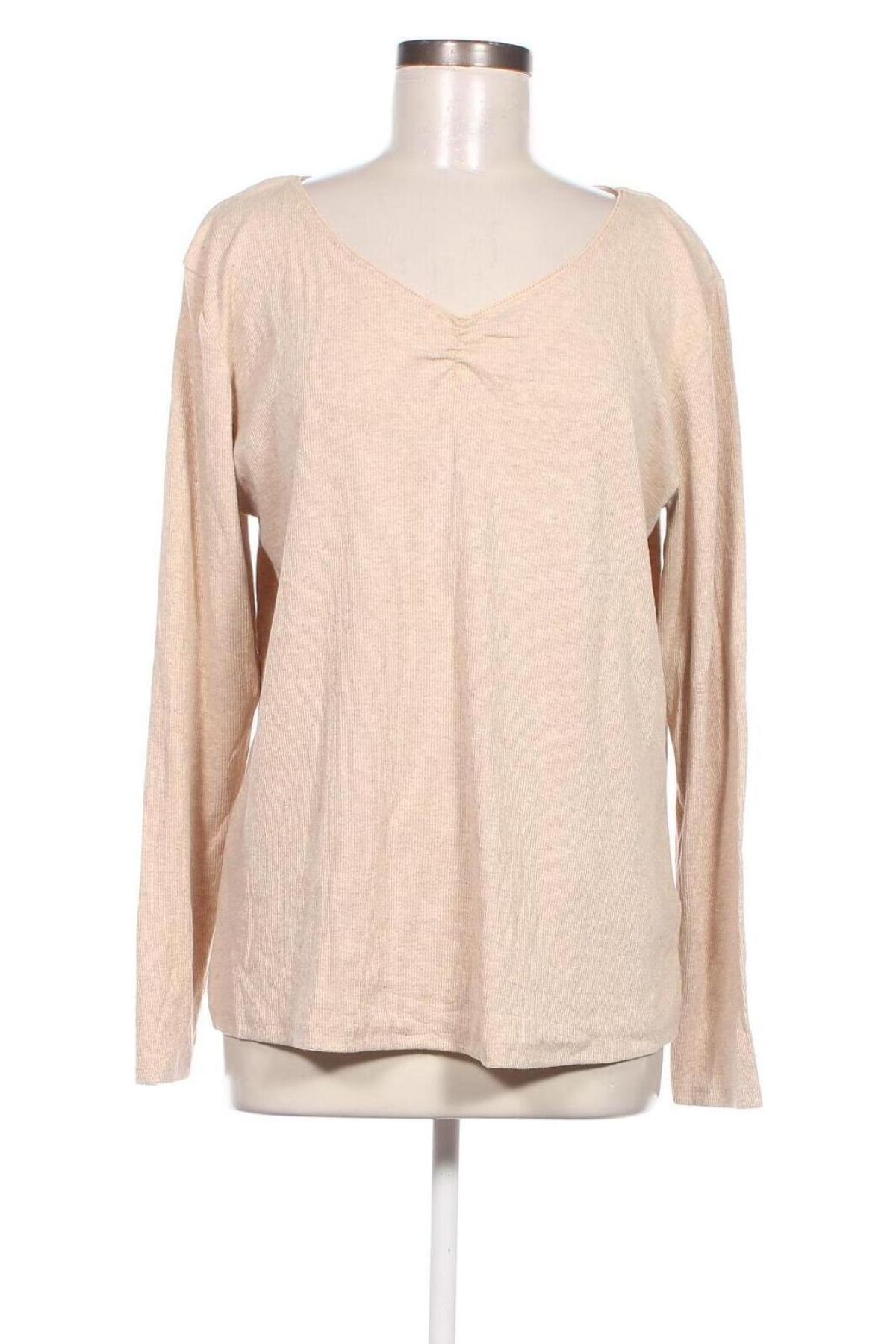 Damen Shirt, Größe XL, Farbe Beige, Preis 5,29 €