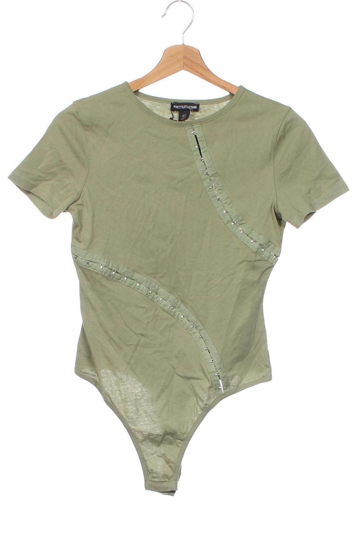 Bluză-body de damă. Pretty Little Thing, Mărime XXS, Culoare Verde, Preț 47,99 Lei