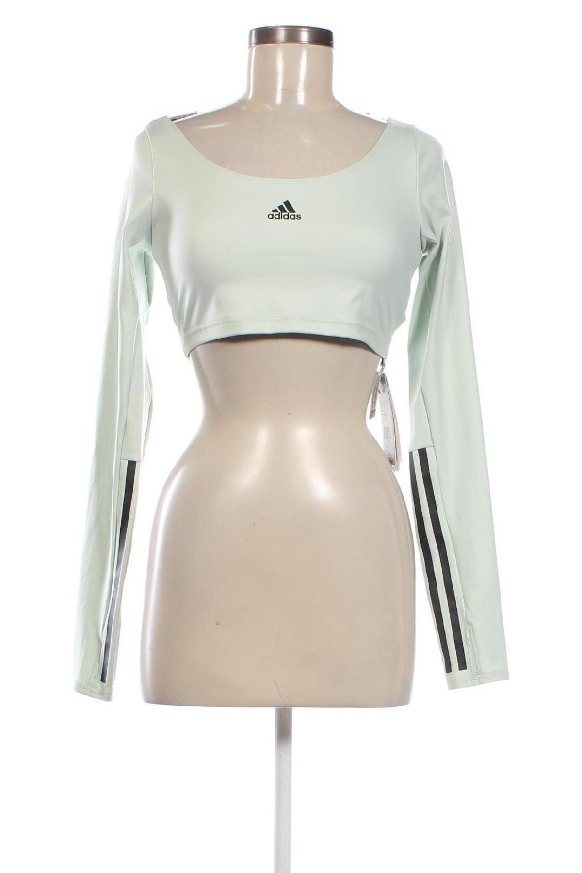Bluză de femei Adidas, Mărime S, Culoare Verde, Preț 196,43 Lei